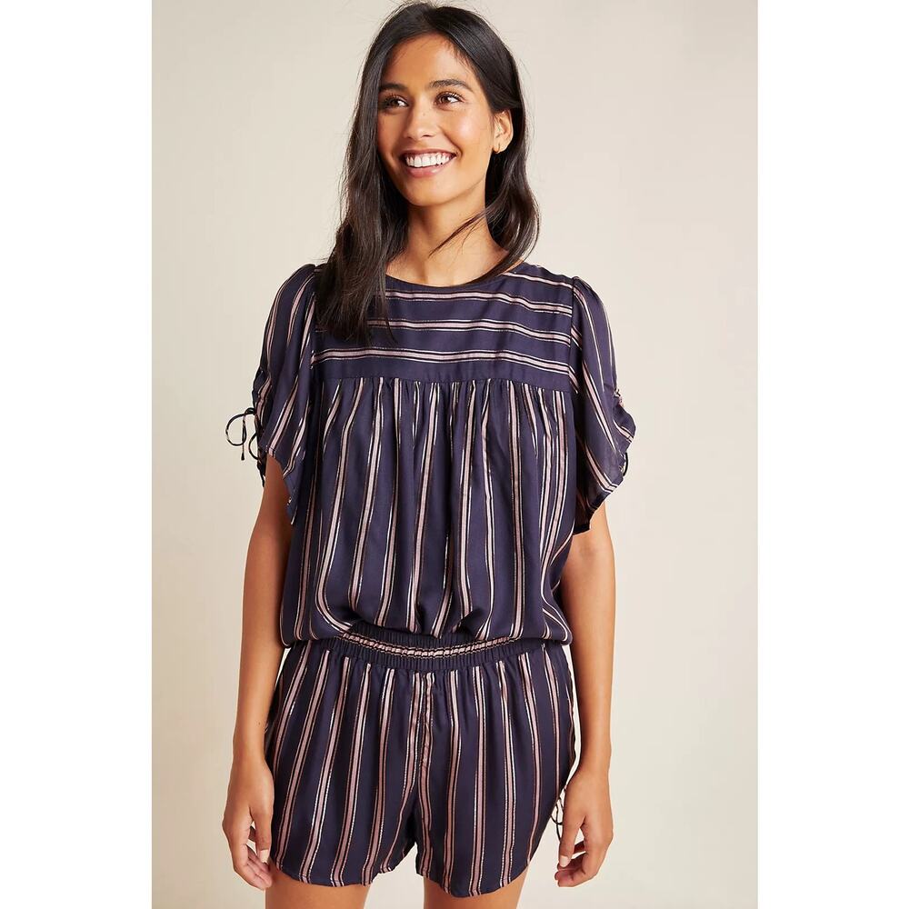 Anthropologie Cameron Top Shorts Lounge Set NWT